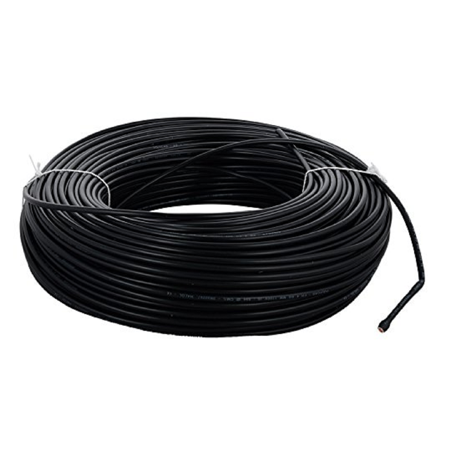 Polycab FR-LS 4.0 SQ-MM, (200 Meters) PVC Insulated Copper Wire Single Core (Black)