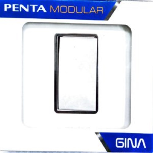 Anchor Penta 1 Module Plate (GINA) - White