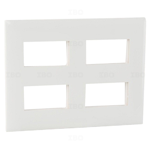 Legrand Mylinc 12 Modular Cover Plate With Base Frame -White