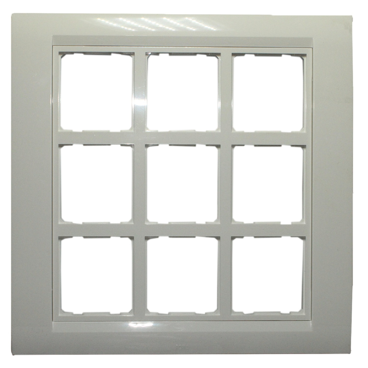 Legrand Mylinc 18 Modular Cover Plate With Base Frame -White