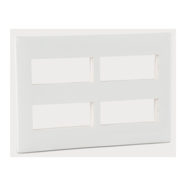 Legrand Mylinc 16 Modular Cover Plate With Base Frame -White