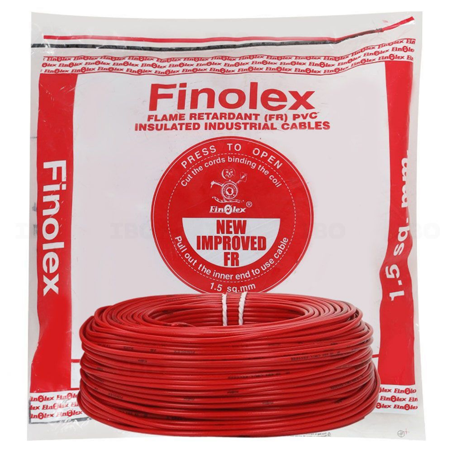 1.0 Sqmm Finolex FR Single Core Copper Wire (180 Mtr) With PVC Insulated for Domestic 38 Industrial