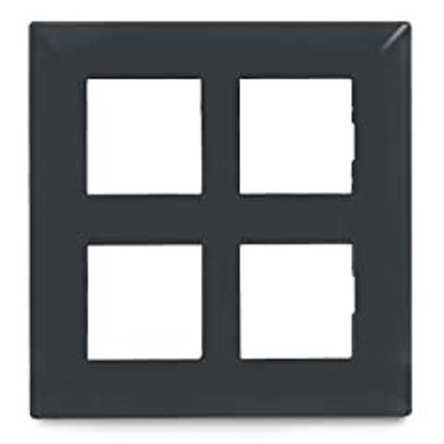8 M Grid With 8 M Cover Plate (Square) - Grey (Schneider Livia)
