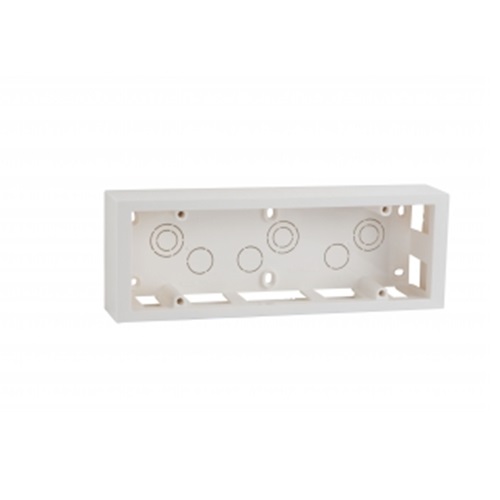 Modular Surface Box 8 Module (HORIZANTAL)Eco Friendly High Durability Modular Surface Box Module Whi