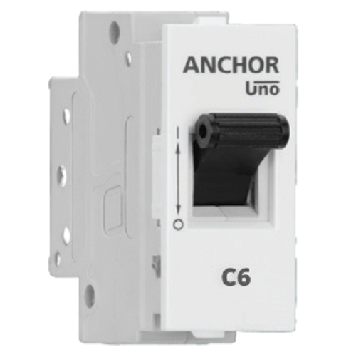  Anchor Penta 6/32 AX Mini MCB, (1Module)- White