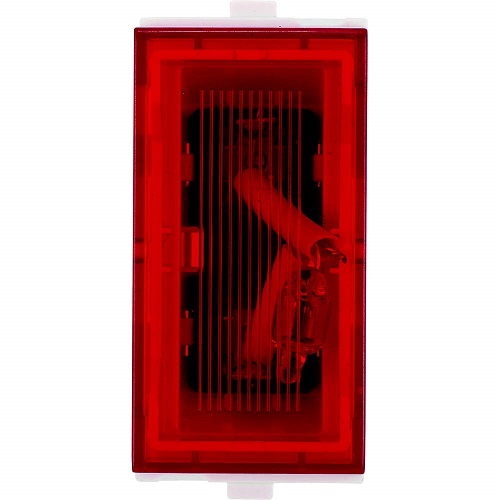 Neon Indicator, Red, (1Module), Anchor Penta - Black