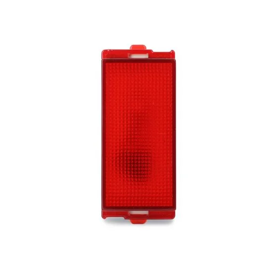 Neon Indicator Red ,1 Module , Schneider Opale - Coke Grey