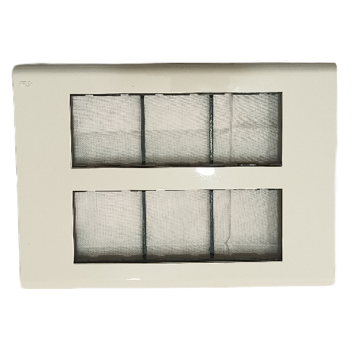 12 module Cover Plate with Base Frame (A1 Series), Vinay Adora - White