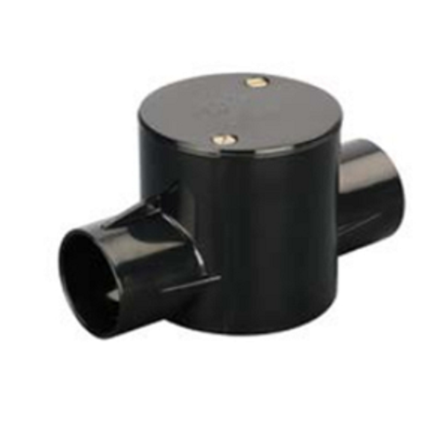 20 MM Precision Two-Way Deep Junction Box Black And Heavy Duty