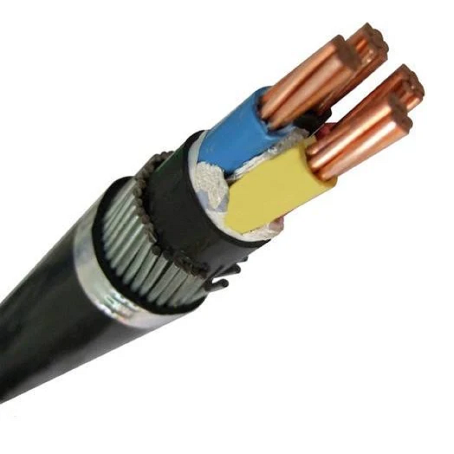 10 Sqmm Polycab Copper Armoured Cable (11 KV) Round Shape For Domestic 38 Industrial Uses