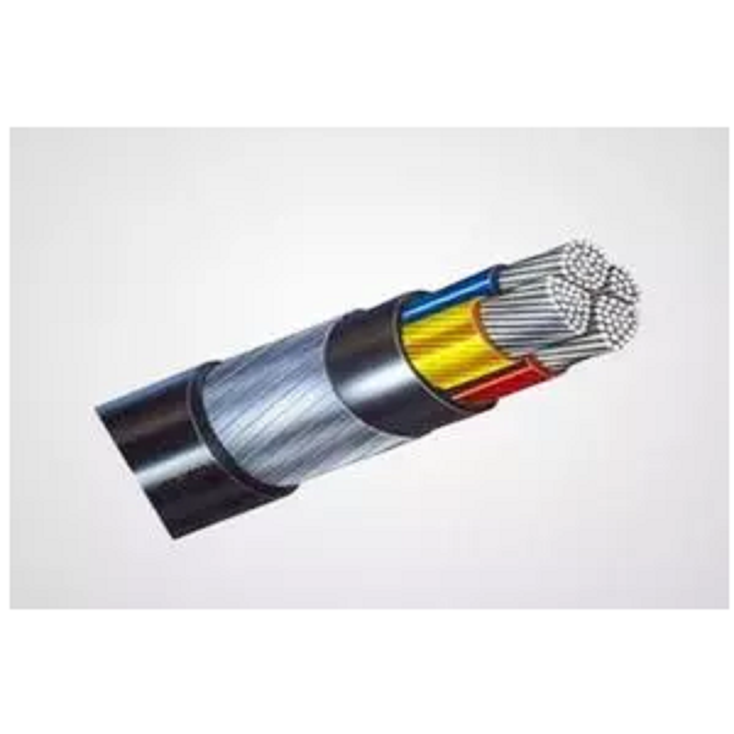 185 Sqmm Polycab Aluminium Armoured Cable (11 KV) For Domestic 38 Industrial Use Round Shape