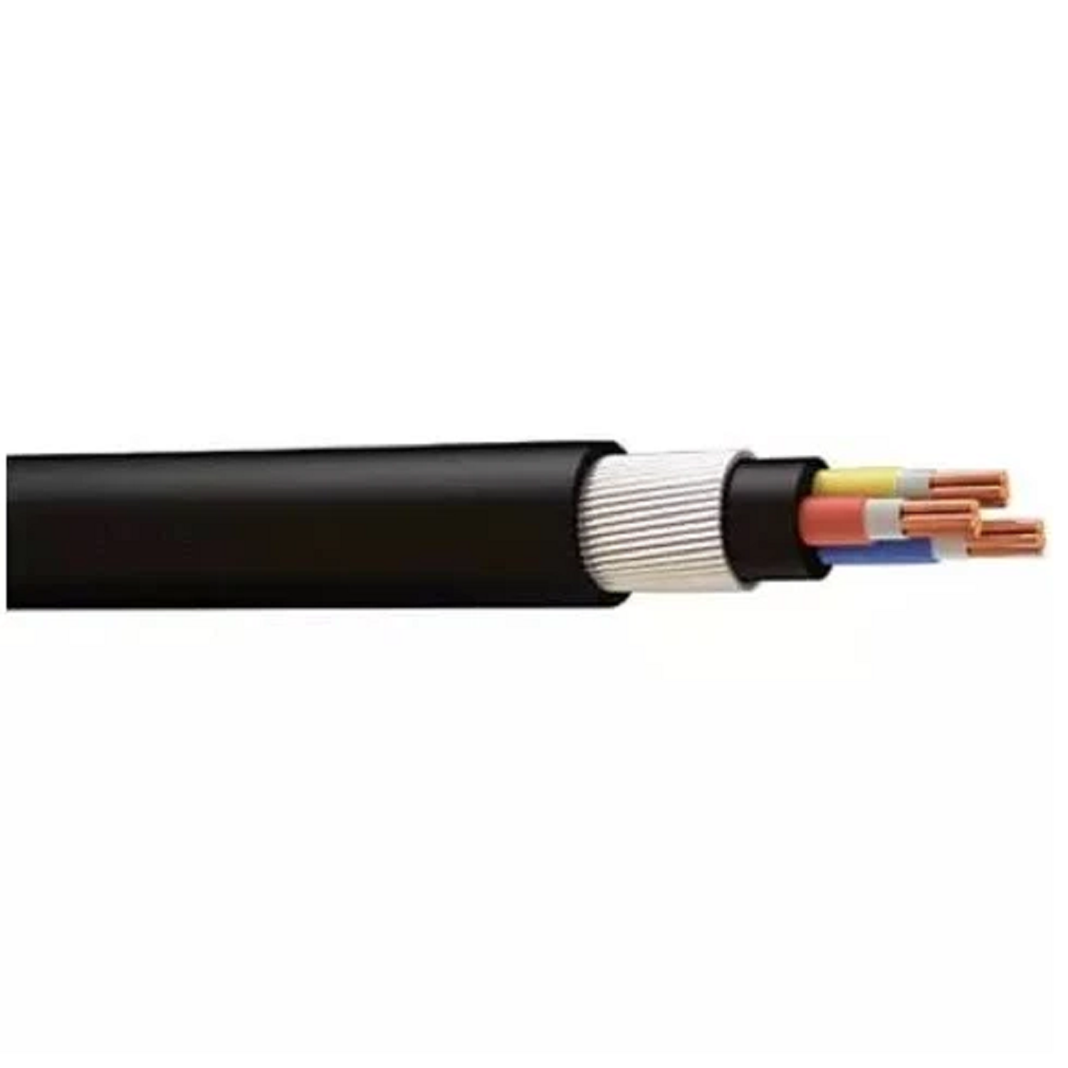 2.5 Sqmm Polycab Aluminium Armoured Cable (11 KV) For Domestic 38 Industrial Use Round Shape