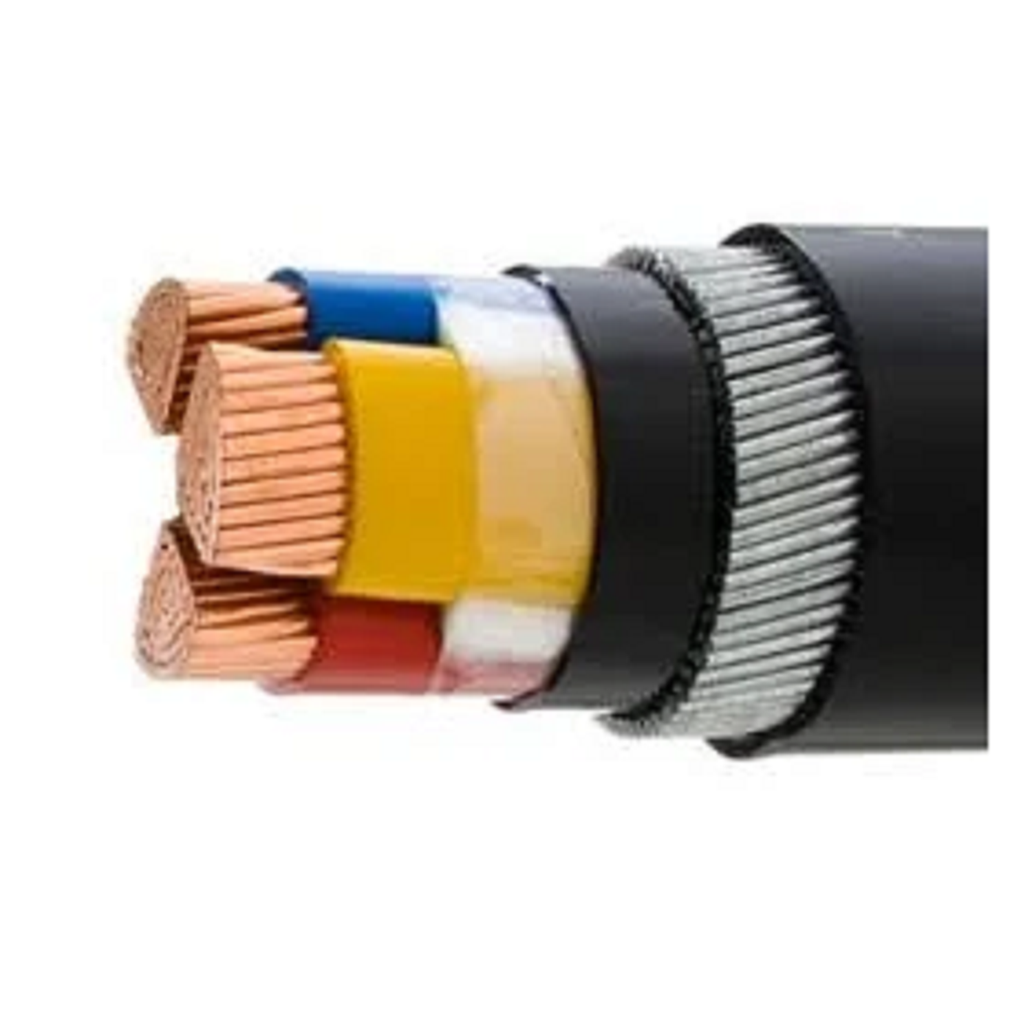 4.0 Sqmm Polycab Copper Armoured Cable (11 KV) Round Shape For Domestic 38 Industrial Uses
