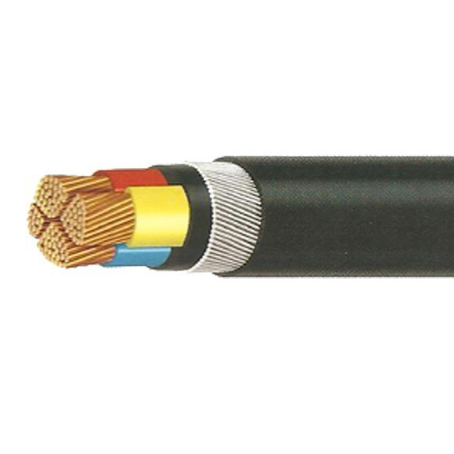 50 Sqmm Polycab Copper Armoured Cable (11 KV) Round Shape For Domestic 38 Industrial Uses