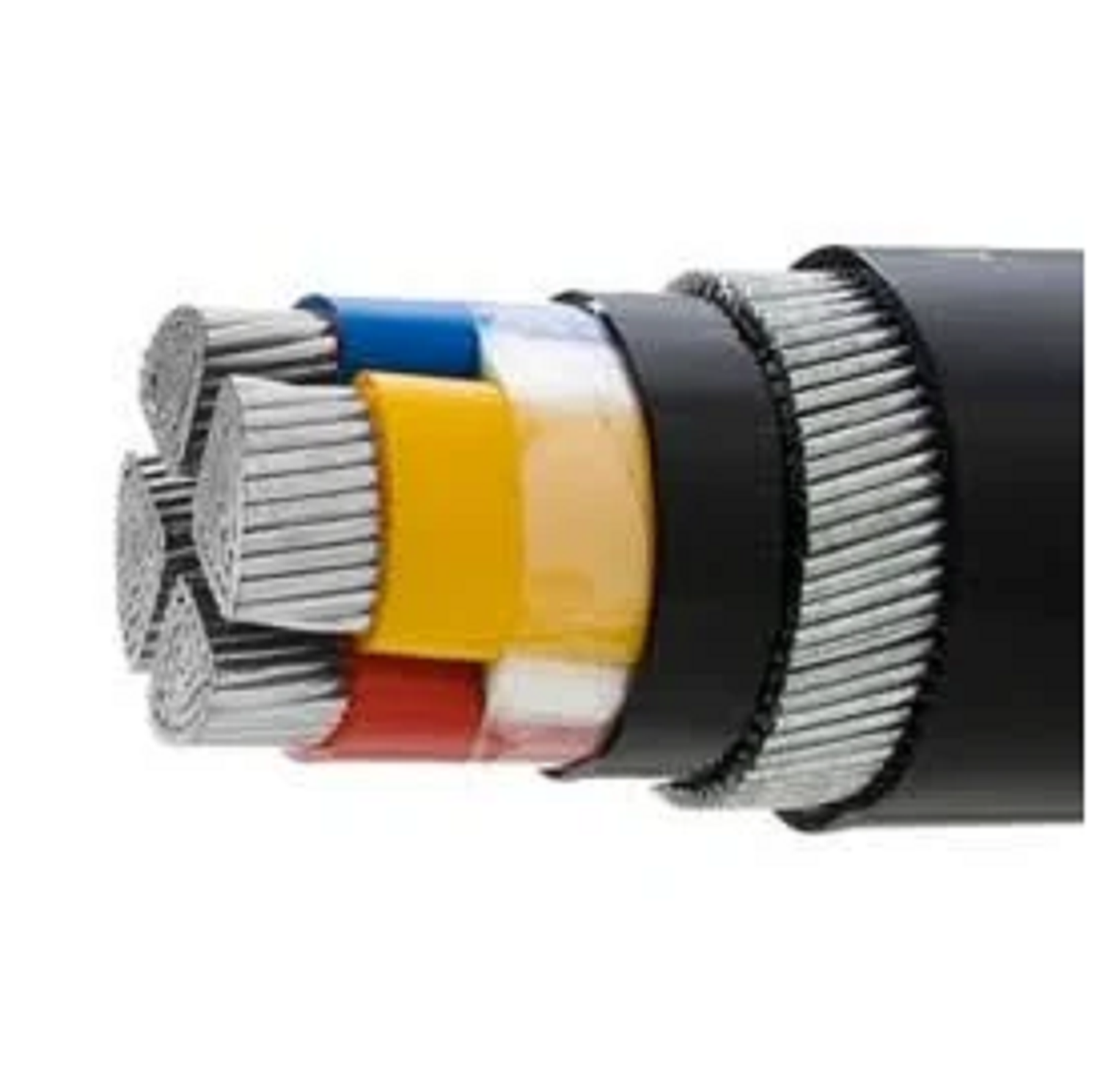 50 Sqmm Polycab Aluminium Armoured Cable (11 KV) For Domestic 38 Industrial Use Round Shape