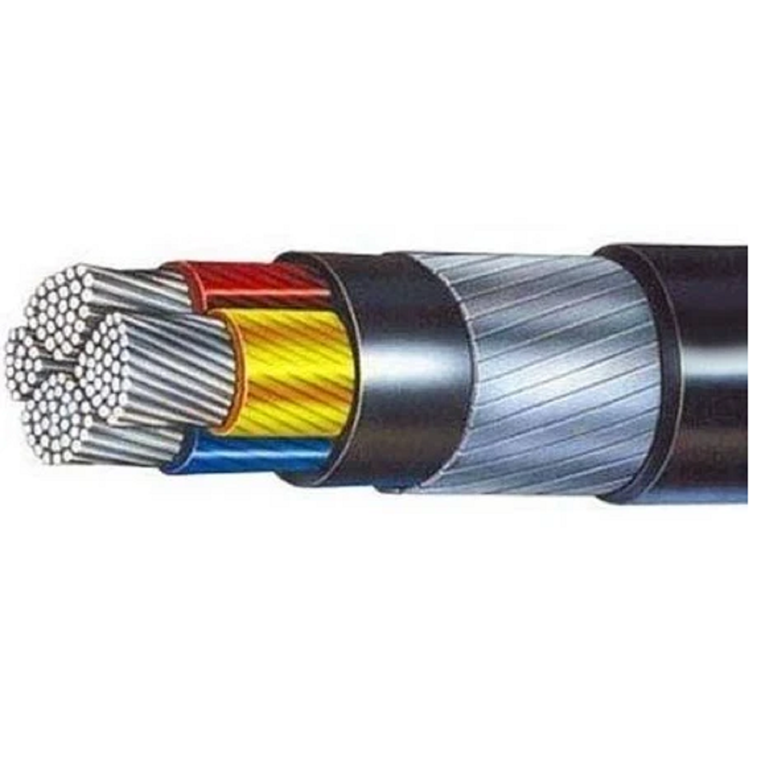 70 Sqmm Polycab Aluminium Armoured Cable (11 KV) For Domestic 38 Industrial Use Round Shape