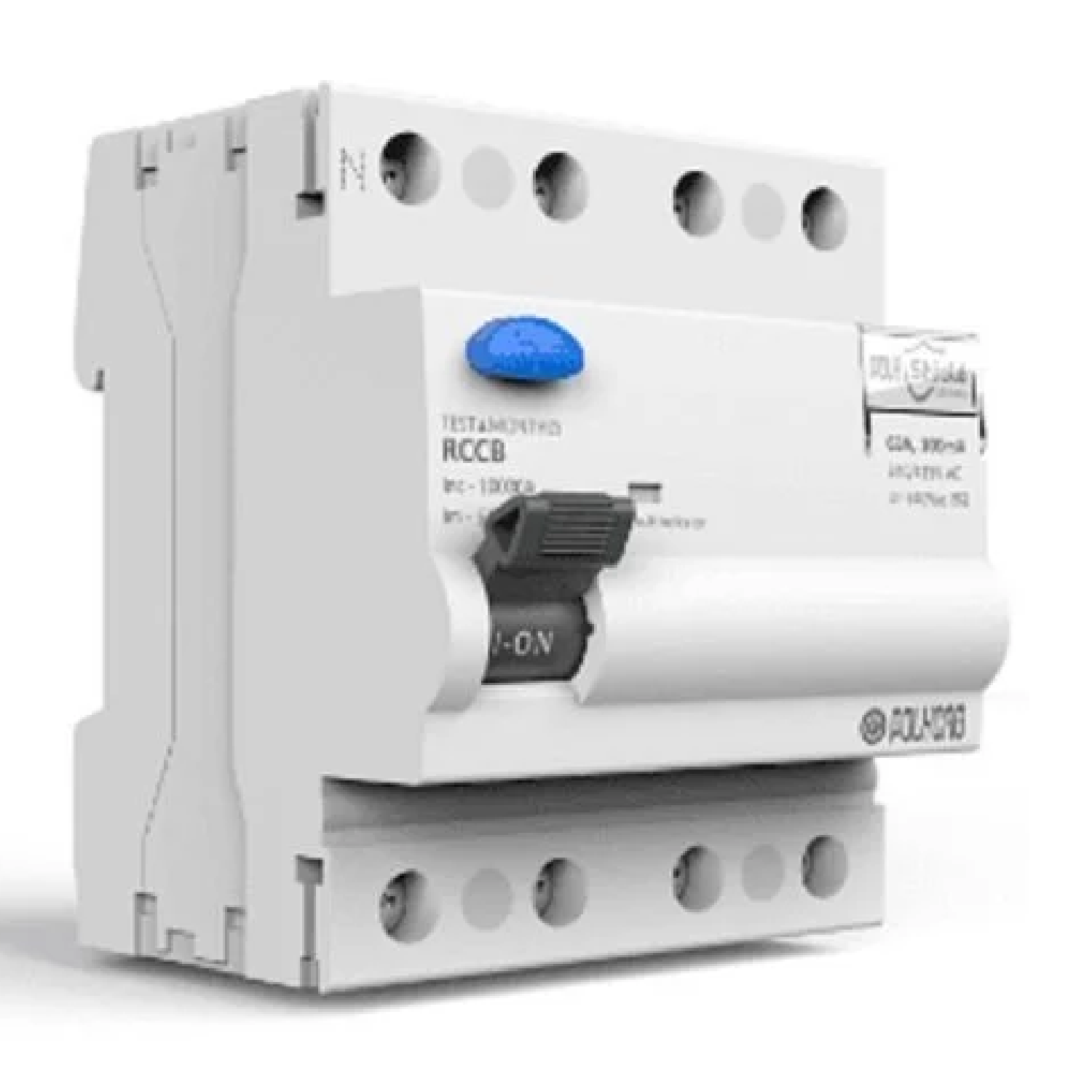 Polycab (10K) 63 Ampere 30mA, 4-Pole (FP) Polycarbonate RCCB