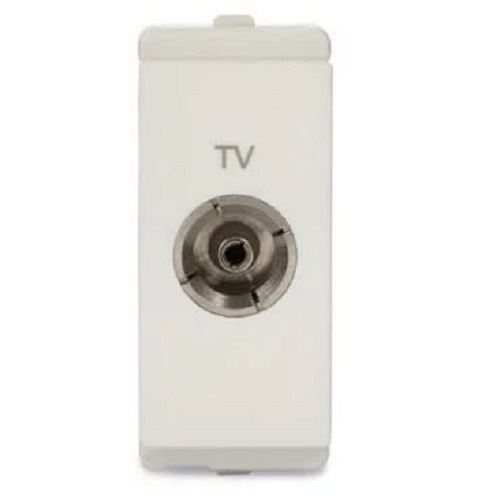 Schneider Livia TV Socket Outlet ,1 Module - white