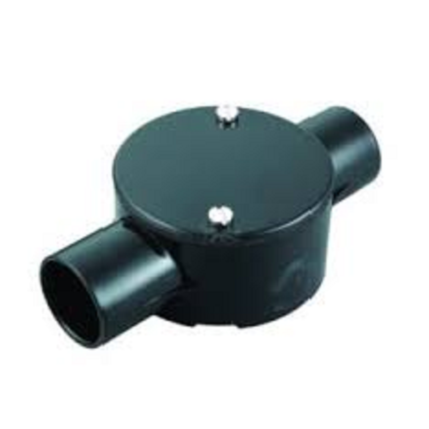20 MM Precision Two-Way Flate Junction Box Black And Heavy Duty