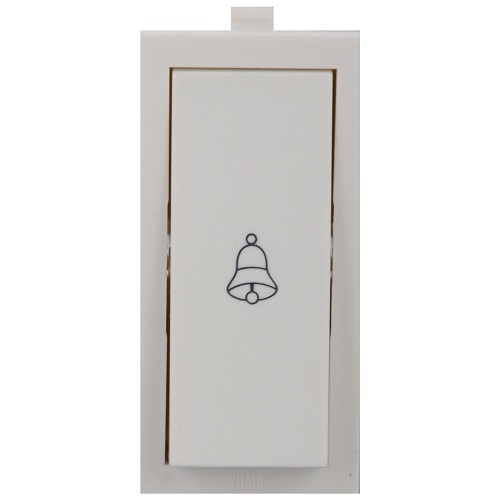 Anchor Roma  10Amp, Bell Push Switch (1Module) - White